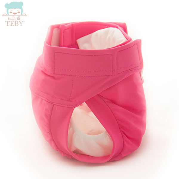 Culla di Teby - "Soft Touch" Überhose - Schwimmwindel - (EINZELN) - Rosa