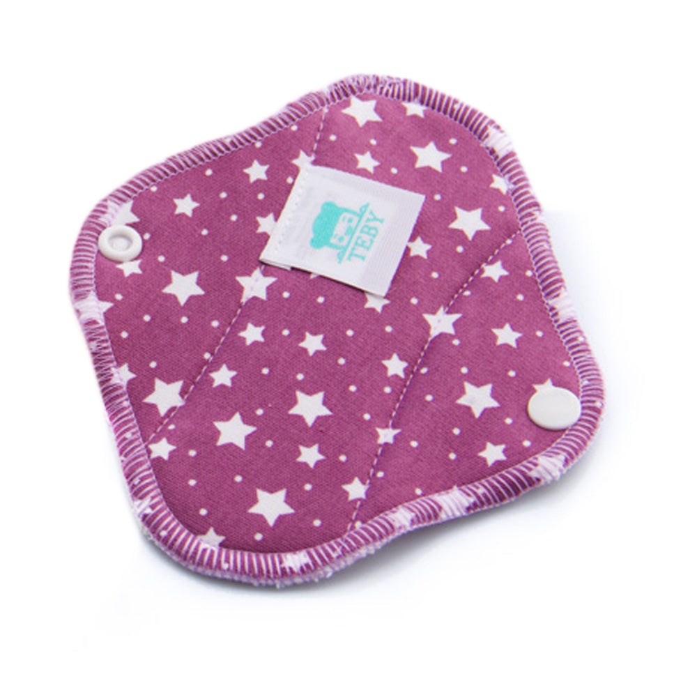 Teby Pink – mini Slipeinlage aus Bio-Baumwoll-Velours