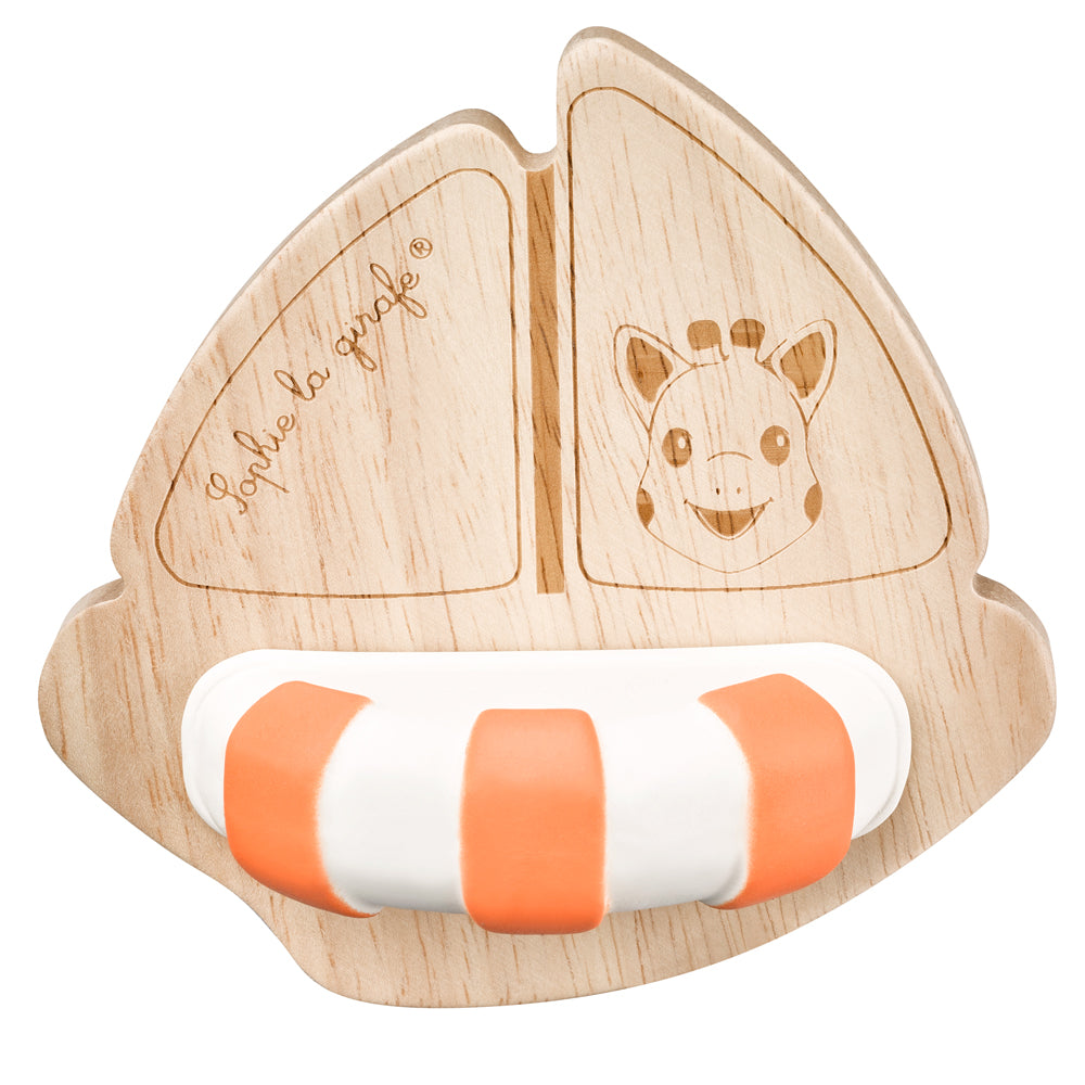 Sophie la girafe So'Pure - Sophies Boot Beißring (Geschenkkarton) - 100% natürliche Materialien