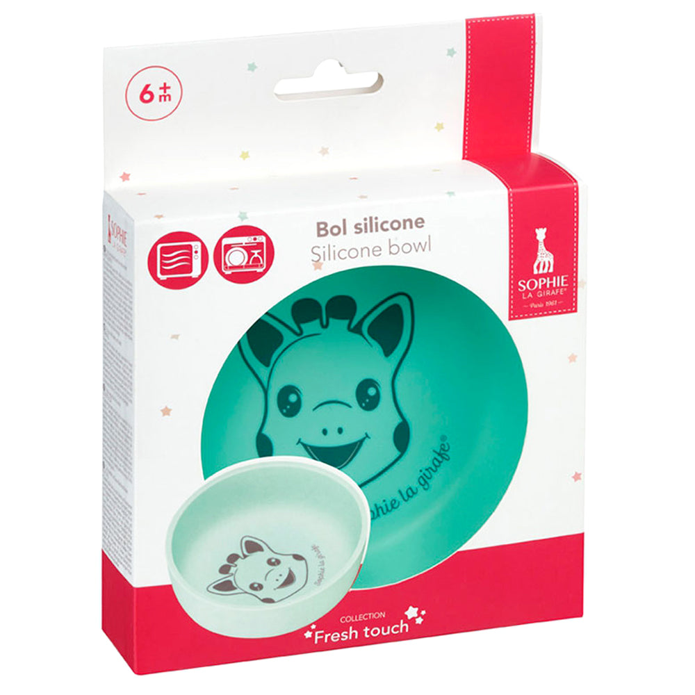 Sophie la girafe - 4-teiliges Kindergeschirr für Babys - 100 % Silikon