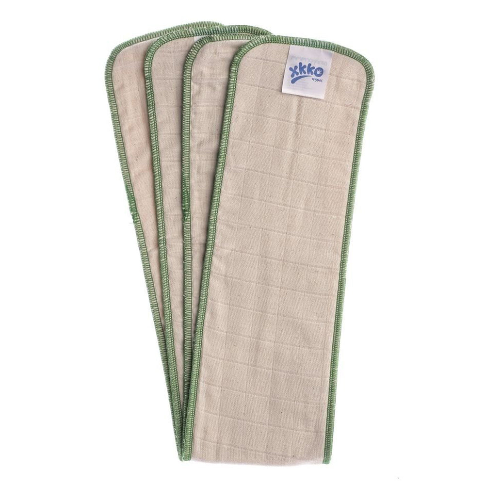 XKKO - Saugeinlagen - 100% Bio-Baumwolle (Alte Zeiten) - 2 Stück