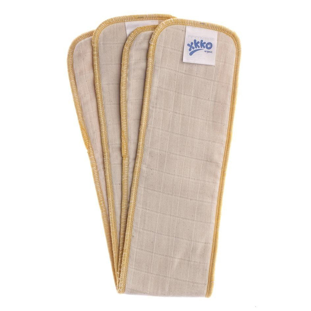 XKKO - Saugeinlagen - 100% Bio-Baumwolle (Alte Zeiten) - 2 Stück