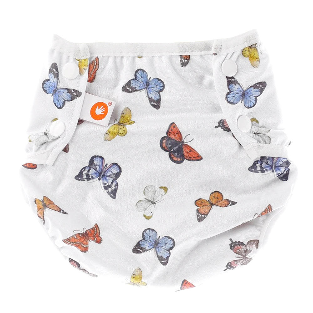 XKKO - waschbare Schwimmwindel - One Size (4-15 kg) - "Butterflies"