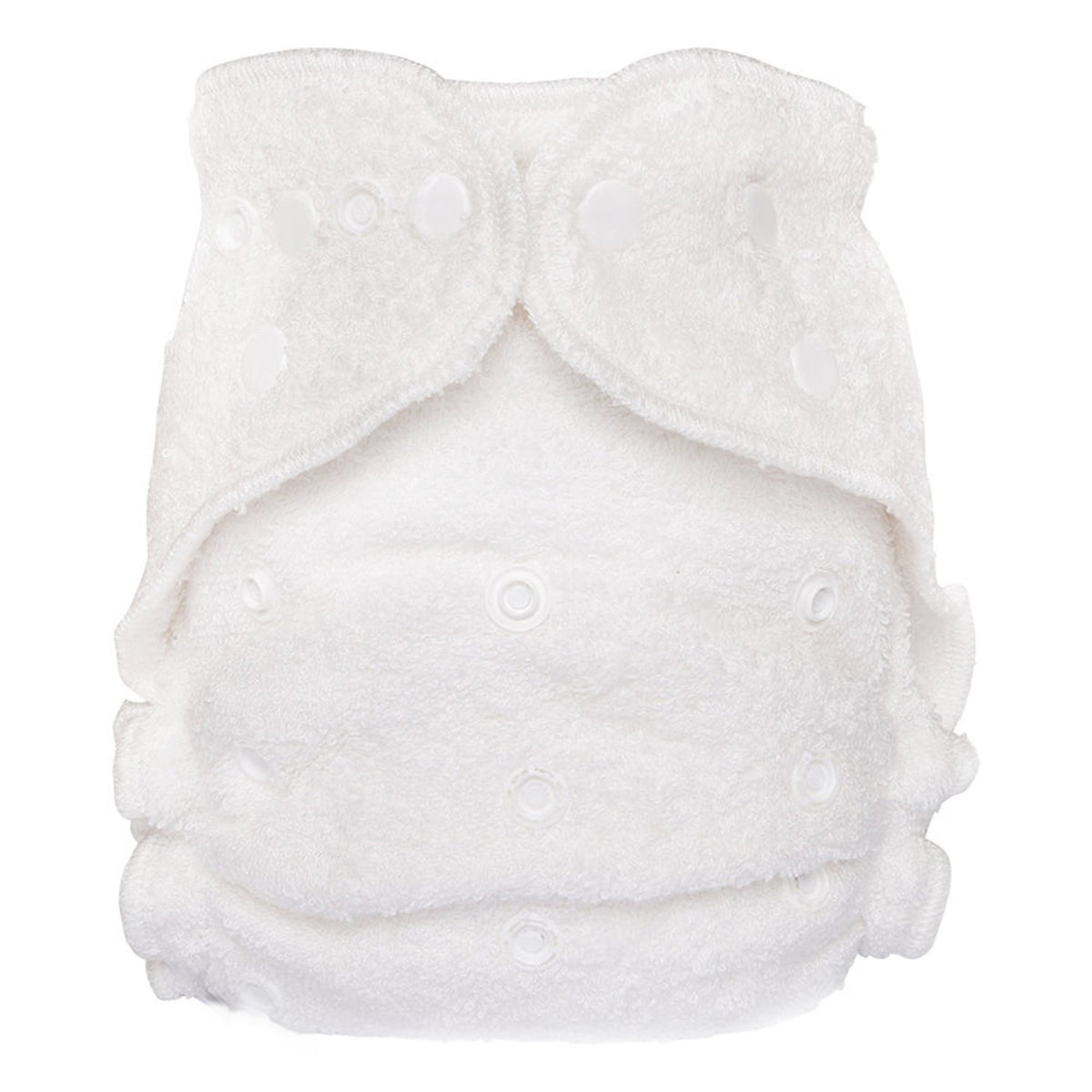 Blümchen Frottee-Höschenwindel (Nachtwindel) aus Bambusviskose – One Size (3–15 kg)