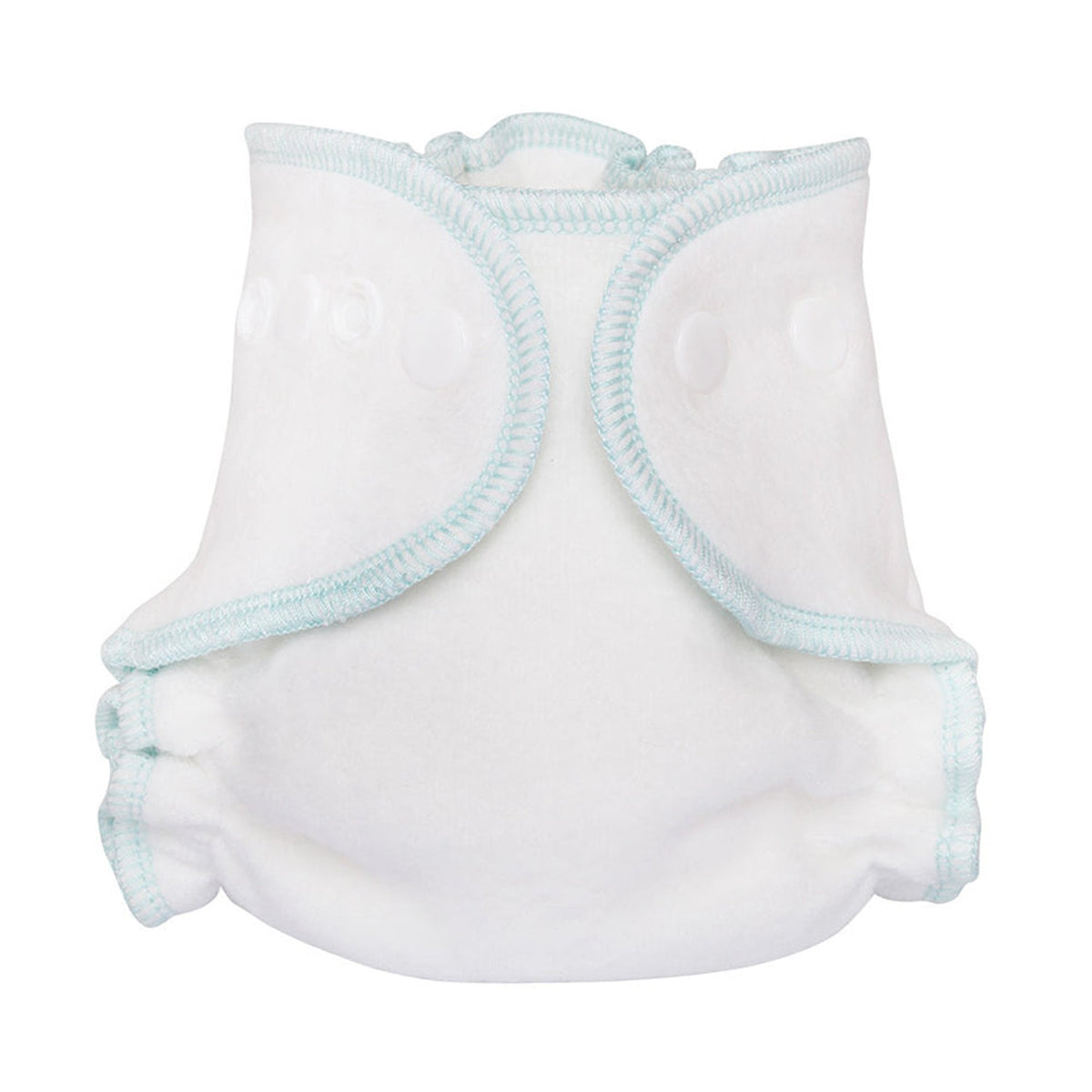 Blümchen Kuschelwindel (Höschenwindel) aus 100 % Bio-Baumwolle – Newborn (2–4 kg)