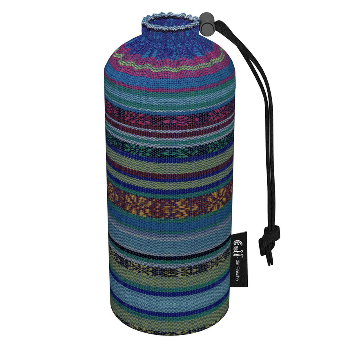 Emil Flaschenbeutel (Ersatzhülle) aus Bio-Baumwolle für Emil die Flasche 250 ml im Design Aztek