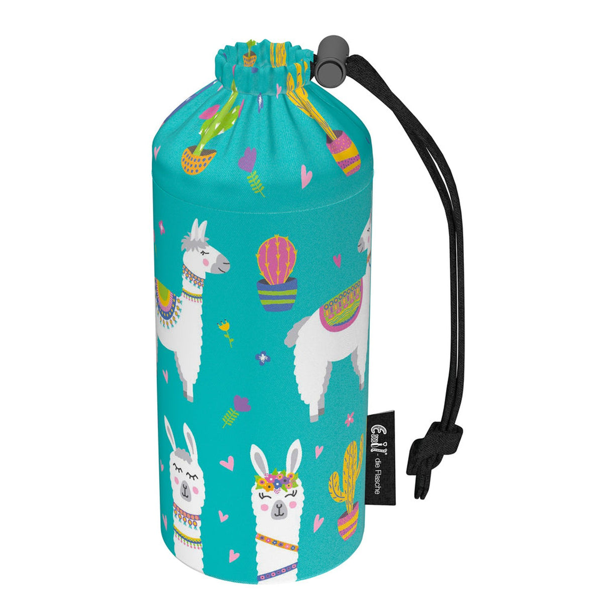 Emil Flaschenbeutel (Ersatzhülle) aus Polyester für Emil die Flasche 400 ml im Design Alpaka