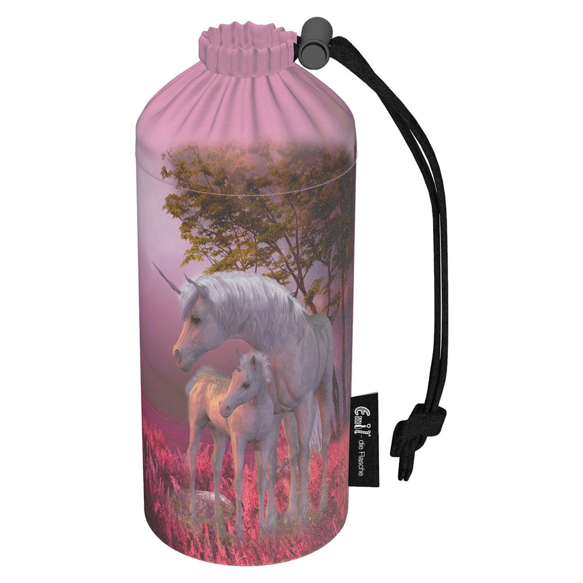 Emil Flaschenbeutel (Ersatzhülle) aus Polyester für Emil die Flasche 400 ml im Design Einhorn