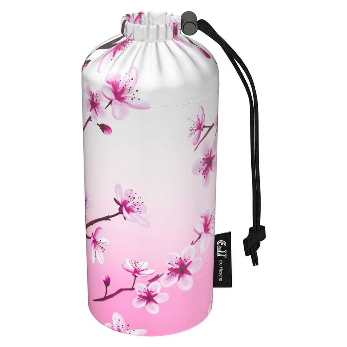 Emil Flaschenbeutel (Ersatzhülle) aus Polyester für Emil die Flasche 400 ml im Design Kirschblüten