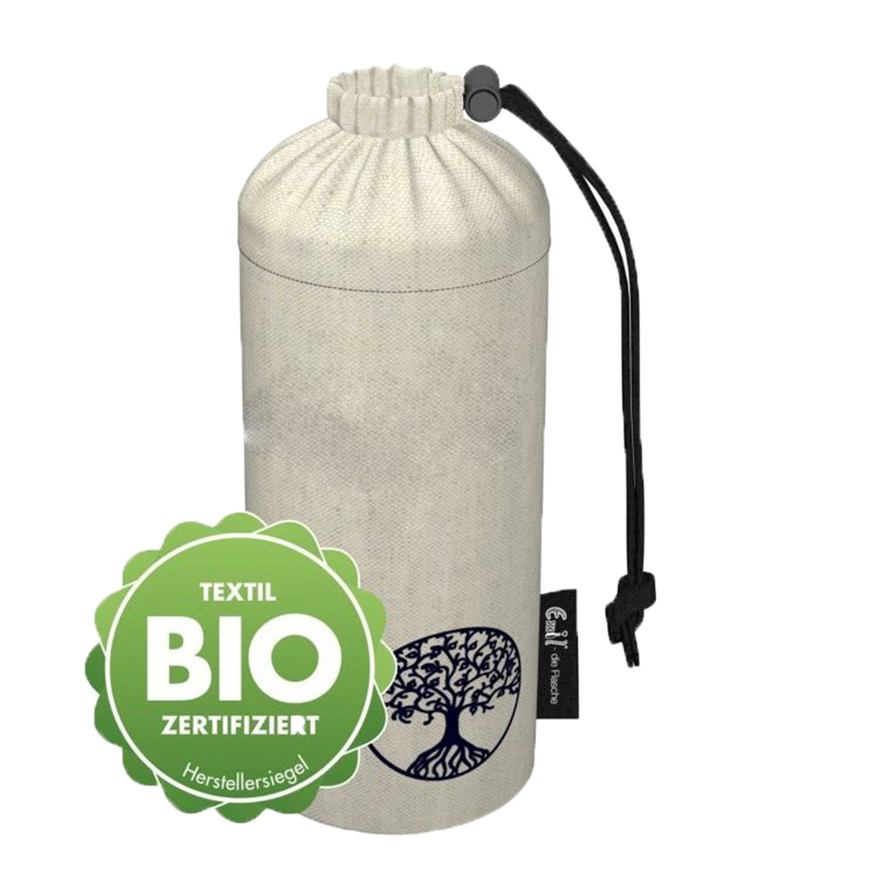 Emil Flaschenbeutel (Ersatzhülle) aus Bio-Baumwolle für Emil die Flasche 750 ml im Design Organic