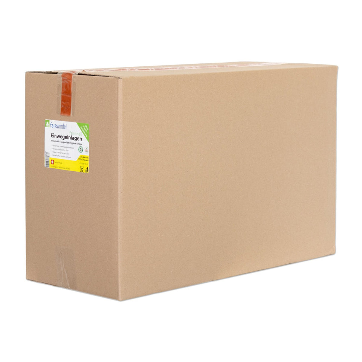 Fairwindel Faironell Einwegeinlagen 100 Stück im Versandkarton, Stoffwindel-Einlagen 12 x 33 cm