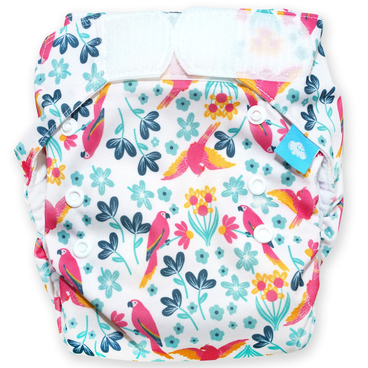 Little Clouds SuperCloud All-in-One-Windel im Design Papageien mit Klettverschluss – Variantenbild