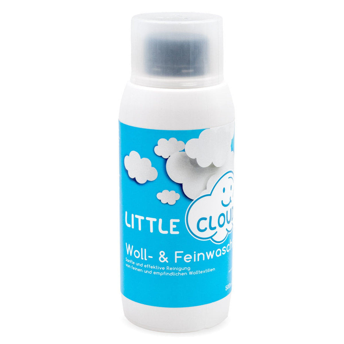Little Clouds Woll- und Feinwaschmittel für Wolle und Seide in der 500-ml-Flasche