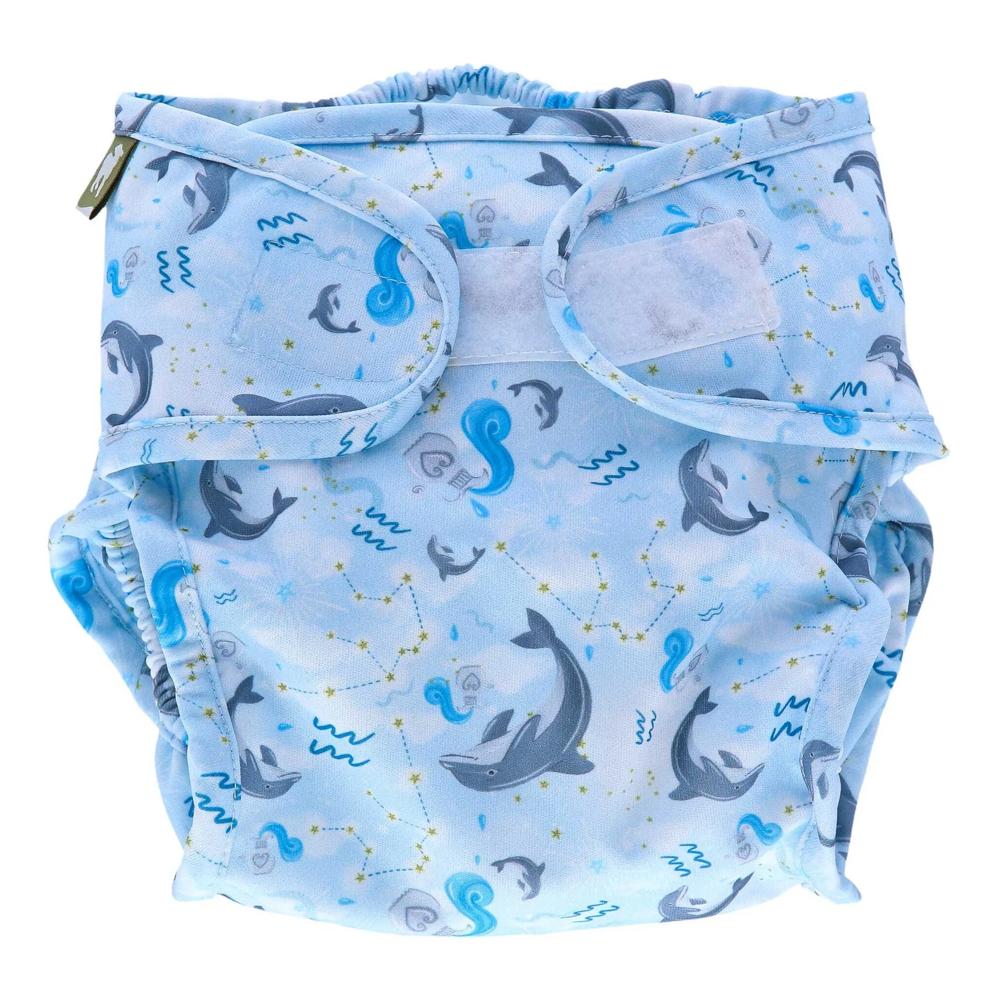 Little Lamb - Überhose (Stretchy PUL-Wrap) - XL für Kinder über 16 kg