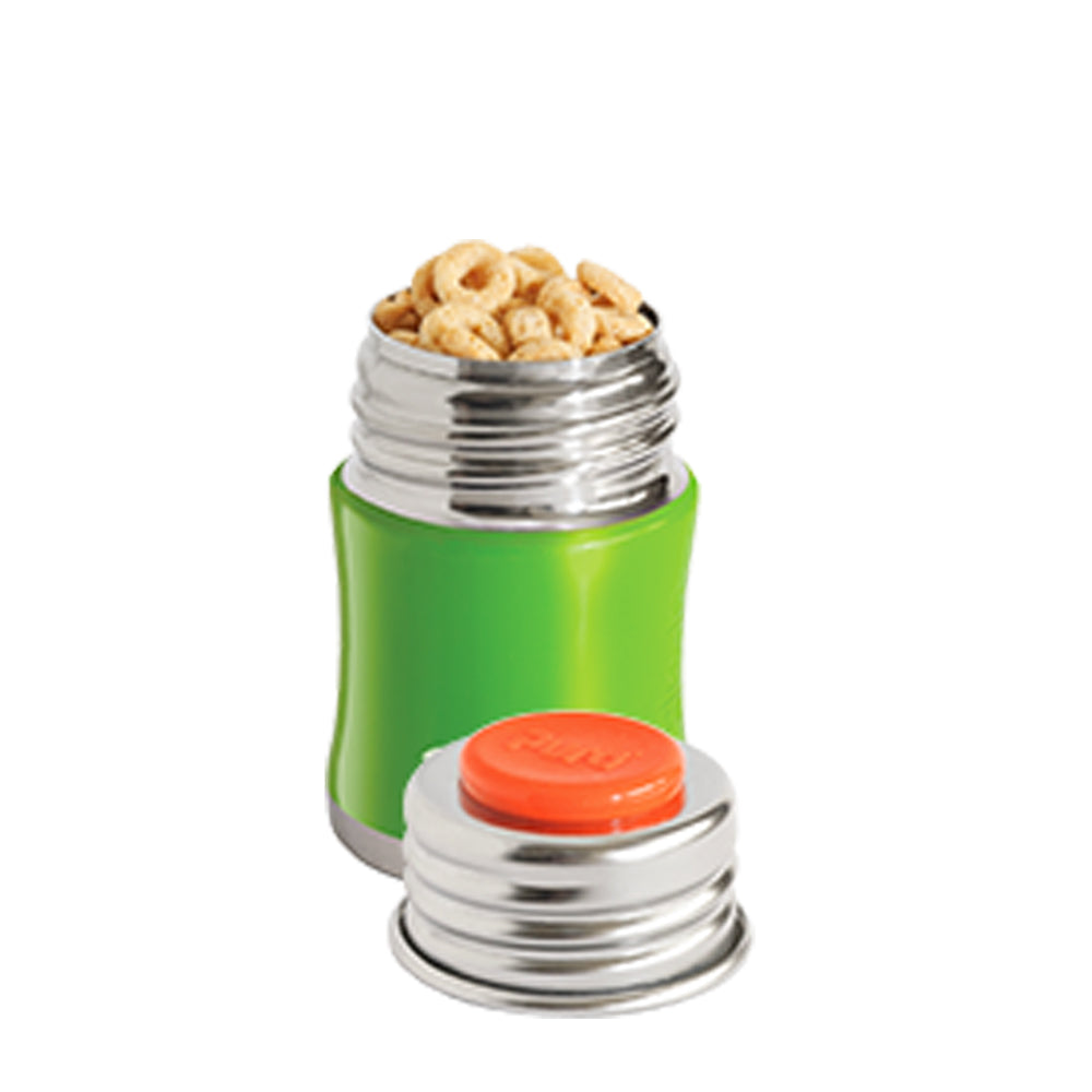Anwendungsbeispiel: Pura Kiki Flaschendeckel aus Silikon, 2 Stück – auf Flaschen