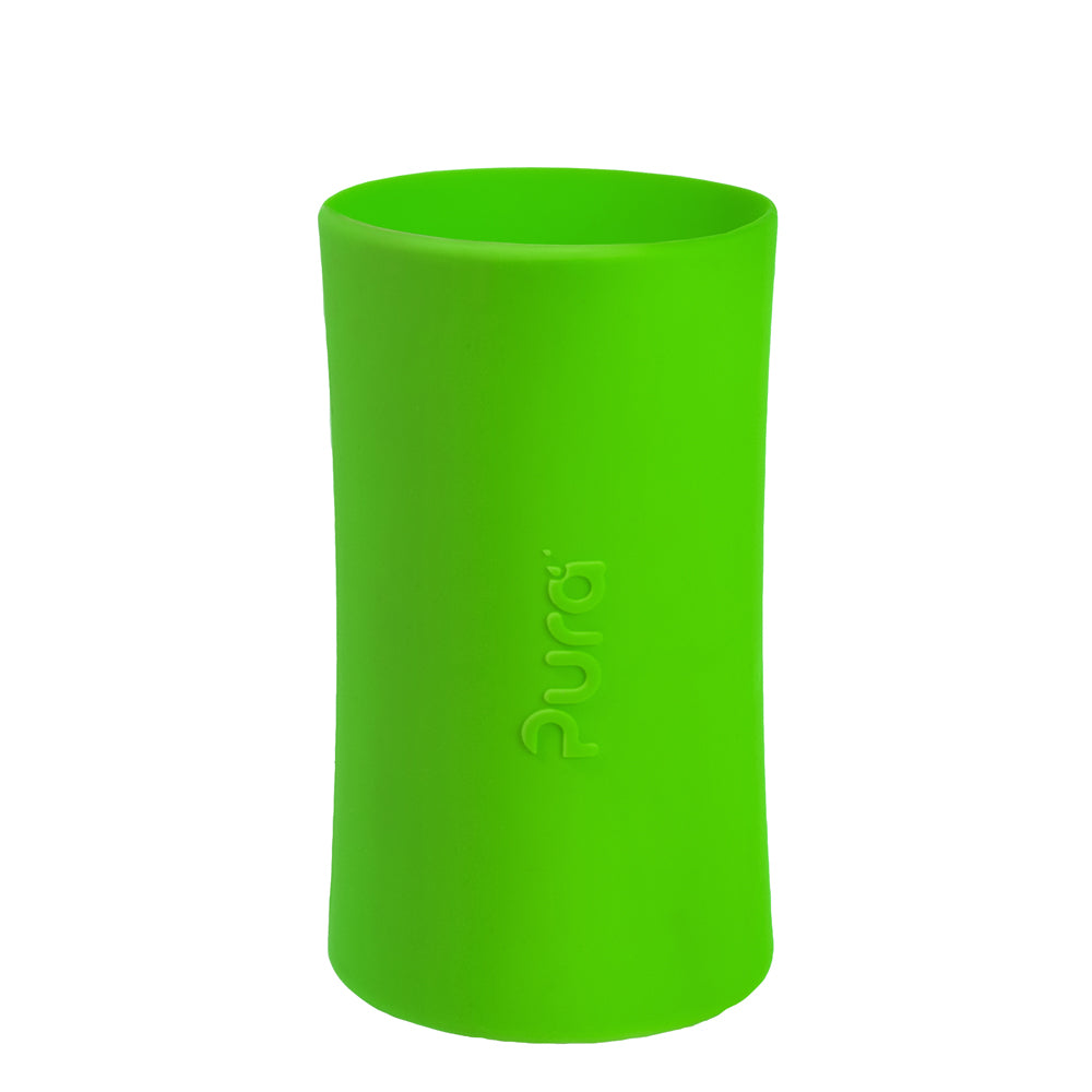 Pura Kiki Silikonüberzug (Sleeve) für 250- und 325-ml-Flaschen – im Design Grün