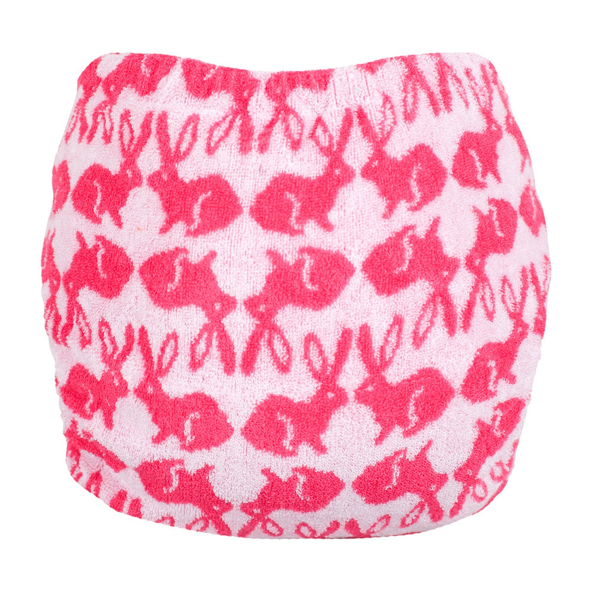 TotsBots Bamboozle Stretch Höschenwindel Newborn (2–8 kg) aus Bambusviskose im Design Bummy Wabbit, Rückseite