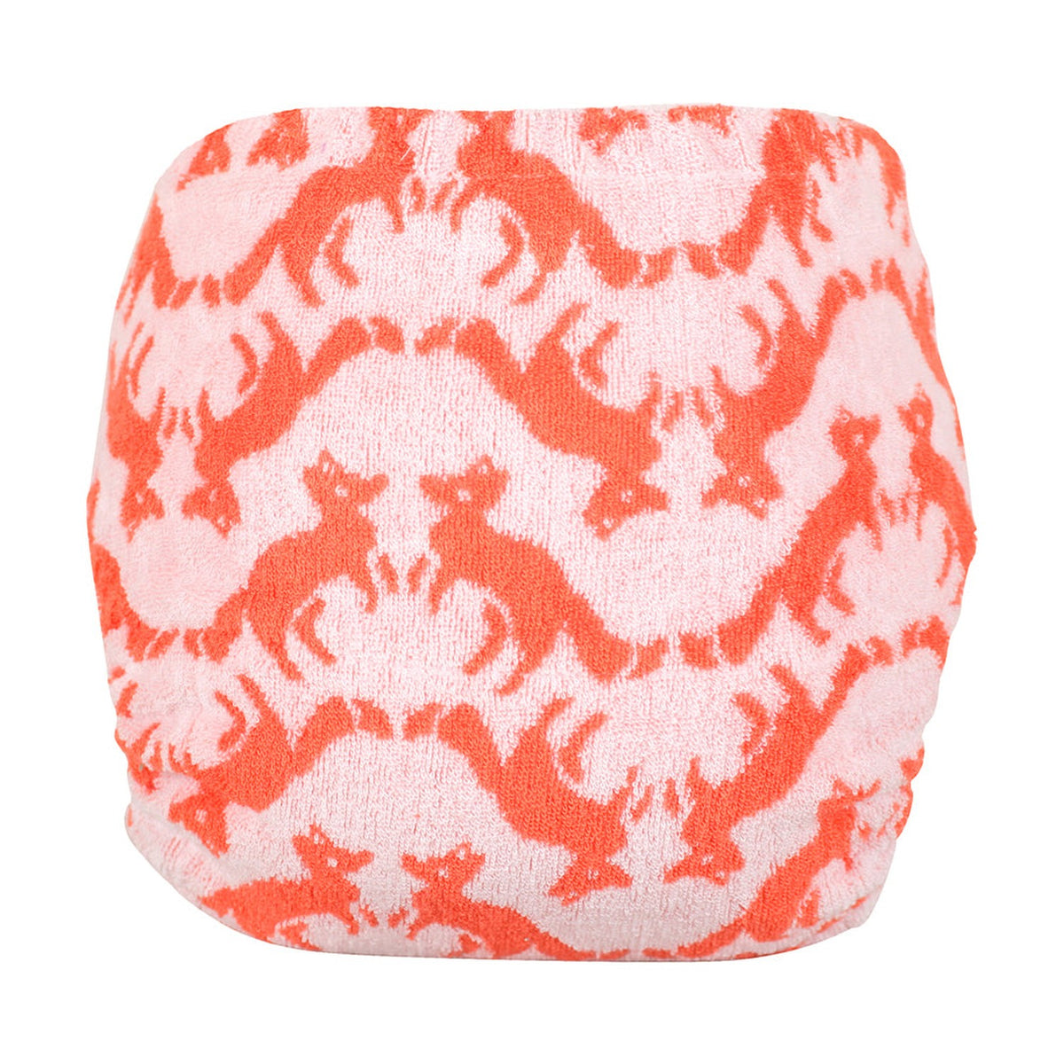 TotsBots Bamboozle Stretch Höschenwindel Newborn (2–8 kg) aus Bambusviskose im Design Foxtrot, Rückseite