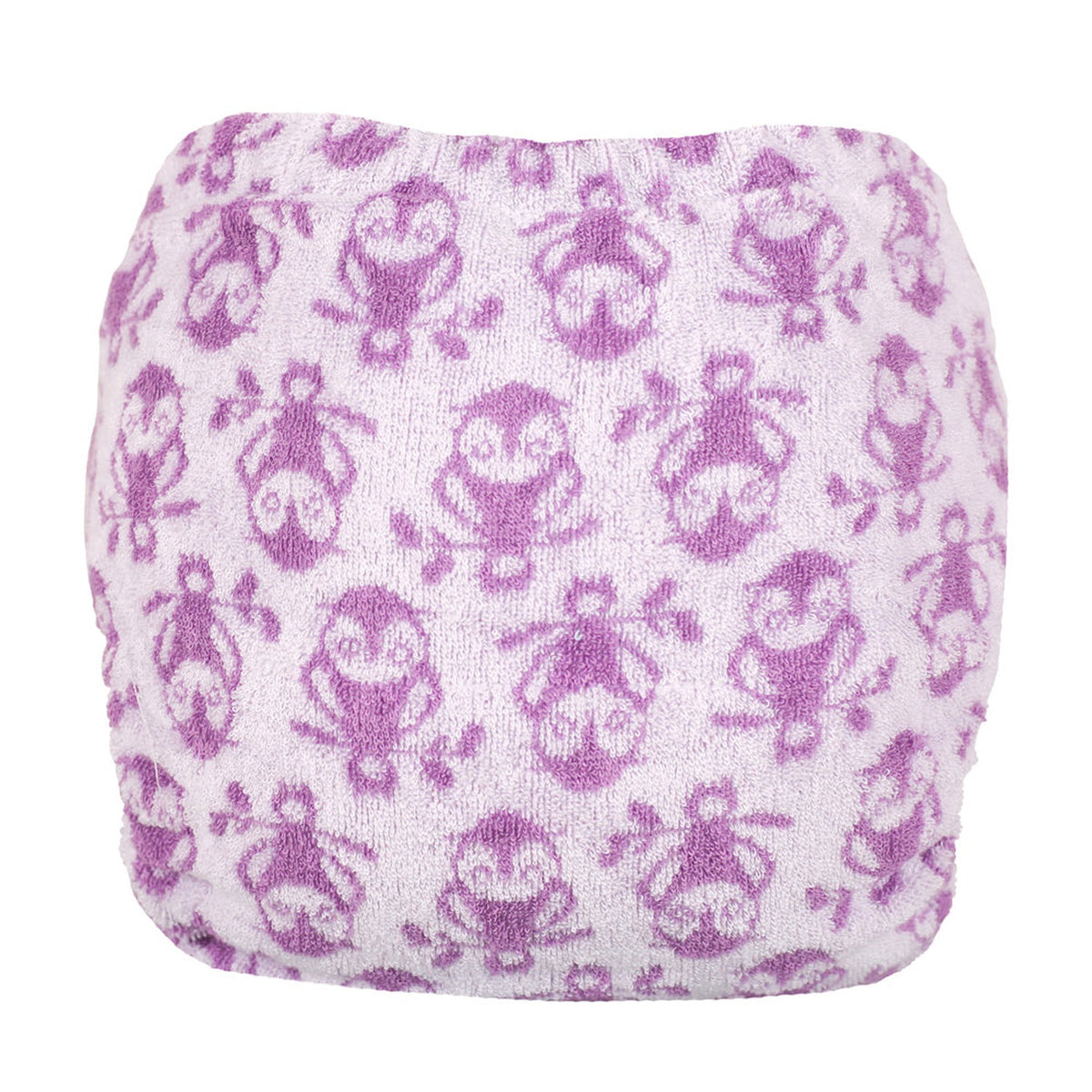 TotsBots Bamboozle Stretch Höschenwindel Newborn (2–8 kg) aus Bambusviskose im Design Owlbert, Rückseite