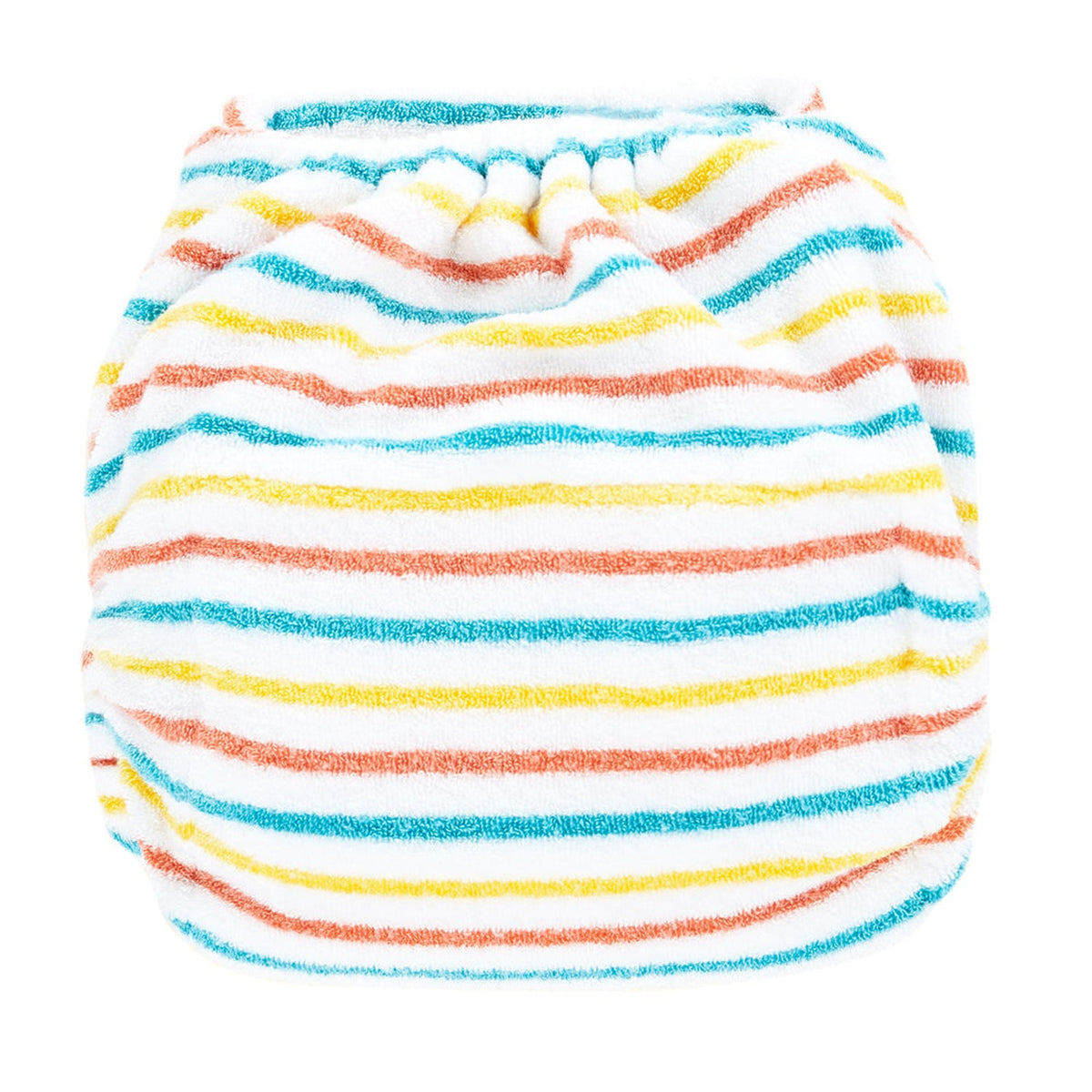 TotsBots Bamboozle Stretch Höschenwindel Newborn (2–8 kg) aus Bambusviskose im Design Stripee, Rückseite
