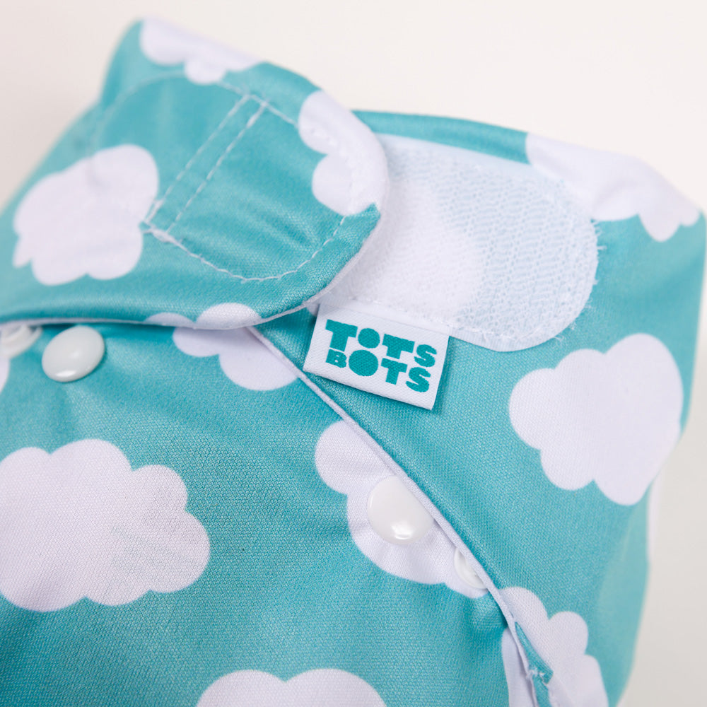 TotsBots Bamboozle Wrap (PeeNut) Überhose Newborn (2,5–8 kg), Detailansicht – Ansicht 3