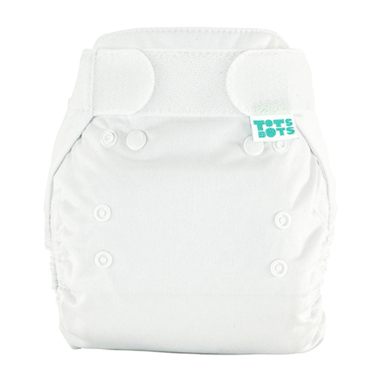 TotsBots Bamboozle Wrap (PeeNut V2.0) Überhose Newborn (2,5–8 kg) in Weiß