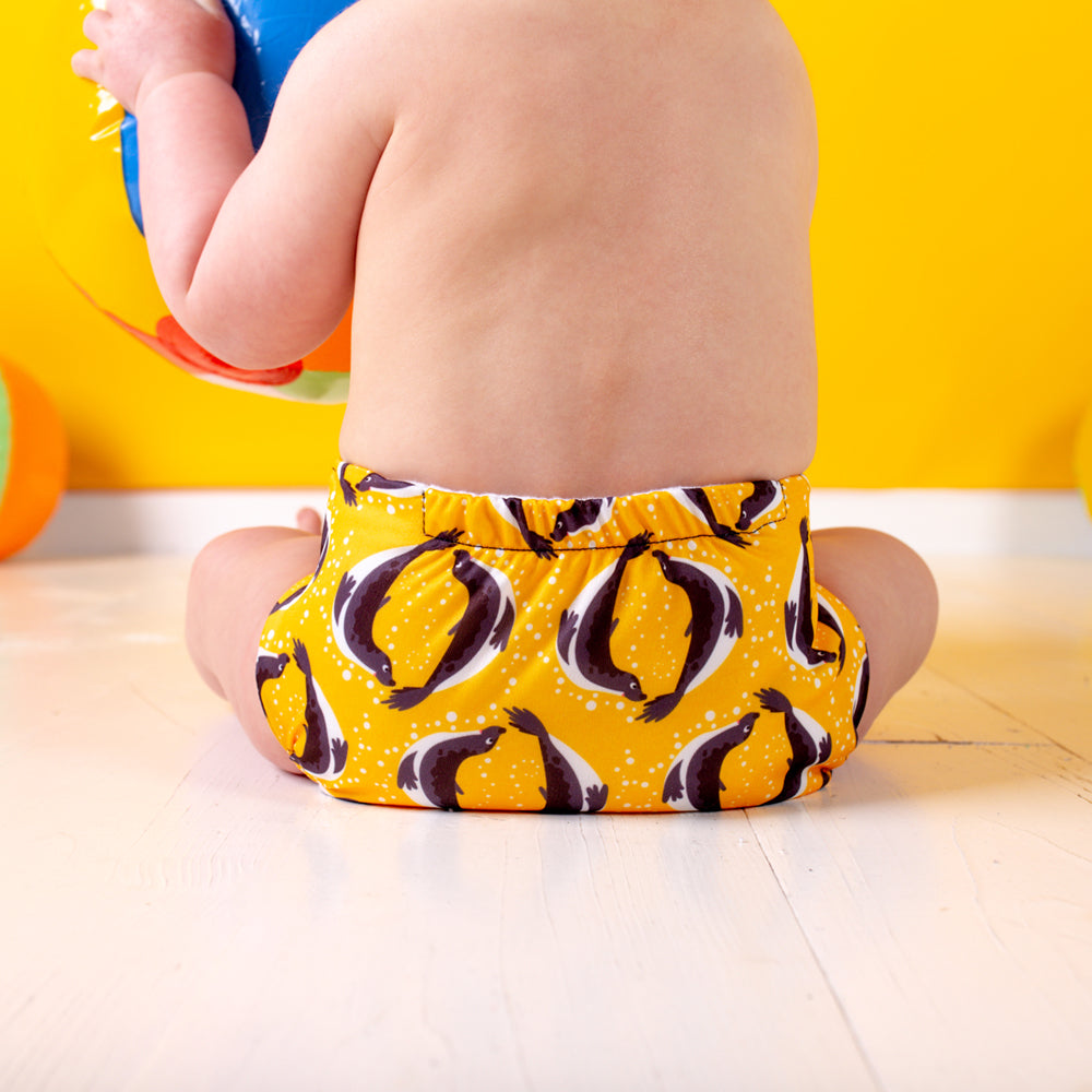 Anwendungsbeispiel: TotsBots SwimTots Schwimmwindel mit Klettverschluss im Design Dive