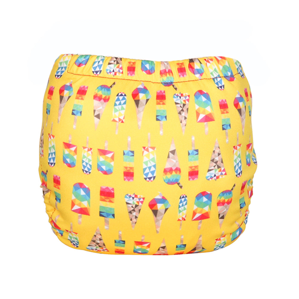 TotsBots SwimTots Schwimmwindel mit Klettverschluss im Design Lollibots, Rückseite