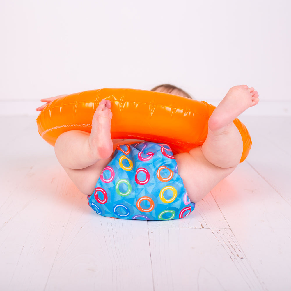 Anwendungsbeispiel: TotsBots SwimTots Schwimmwindel mit Klettverschluss im Design Wubbawing