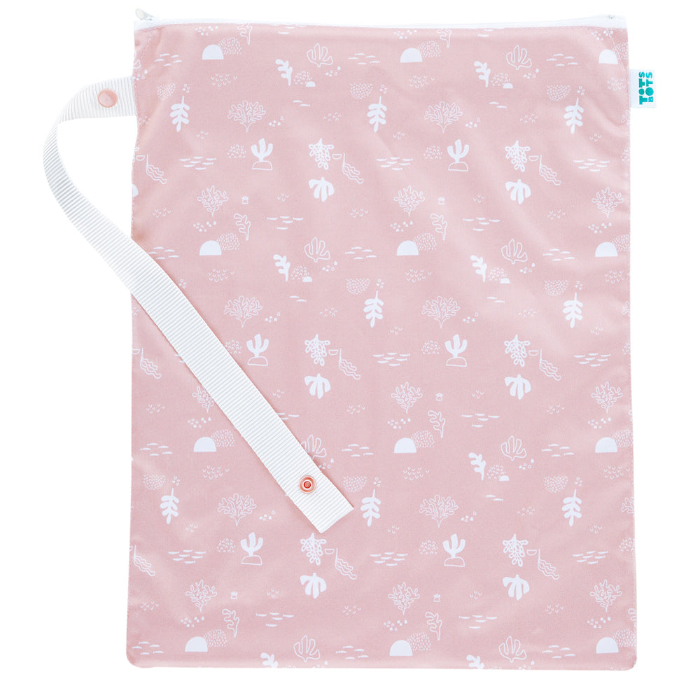 TotsBots Wetbag Gr. M (38 × 30 cm), wasserdichter Windelsack im Design Shoreline – Ansicht 2