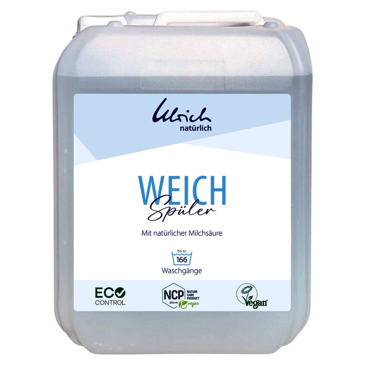 Ulrich natürlich Weich- und Hygienespülung 3in1 im 5-Liter-Kanister, vegan, mit natürlicher Milchsäure