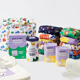 Bambino Mio - Revolutionäre wiederverwendbare Windel - Die Starterbox - Bold (10 Windeln + Zubehör)