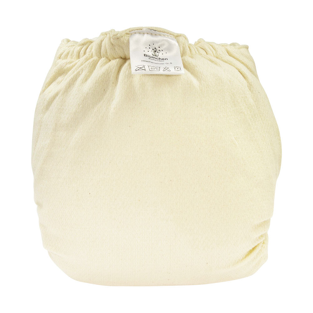 Blümchen - Birdseye-Höschenwindel (Nachtwindel) - Bio-Baumwolle