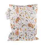 Blümchen - einfache Nasstasche (Wetbag) - Gr. M (41x29 cm)