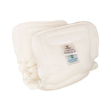 Blümchen - Saugeinlagen für Eco-Shell 2in1 (XL) - Bambusviskose & Bio-Baumwolle – hohe Saugkraft