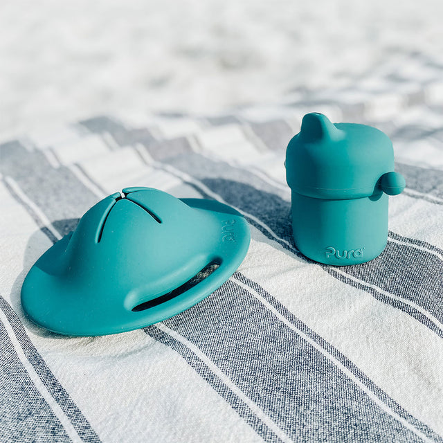 PURA My-My™ Silikon Snackbox (funktionales Spielzeug) - Hergestellt aus 100% hochreinem Silikon, Made Safe zertifiziert