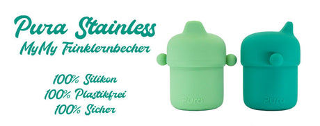 Pura - My-My™ Silikon - 150ml Trinklernbecher (100% Plastikfrei)