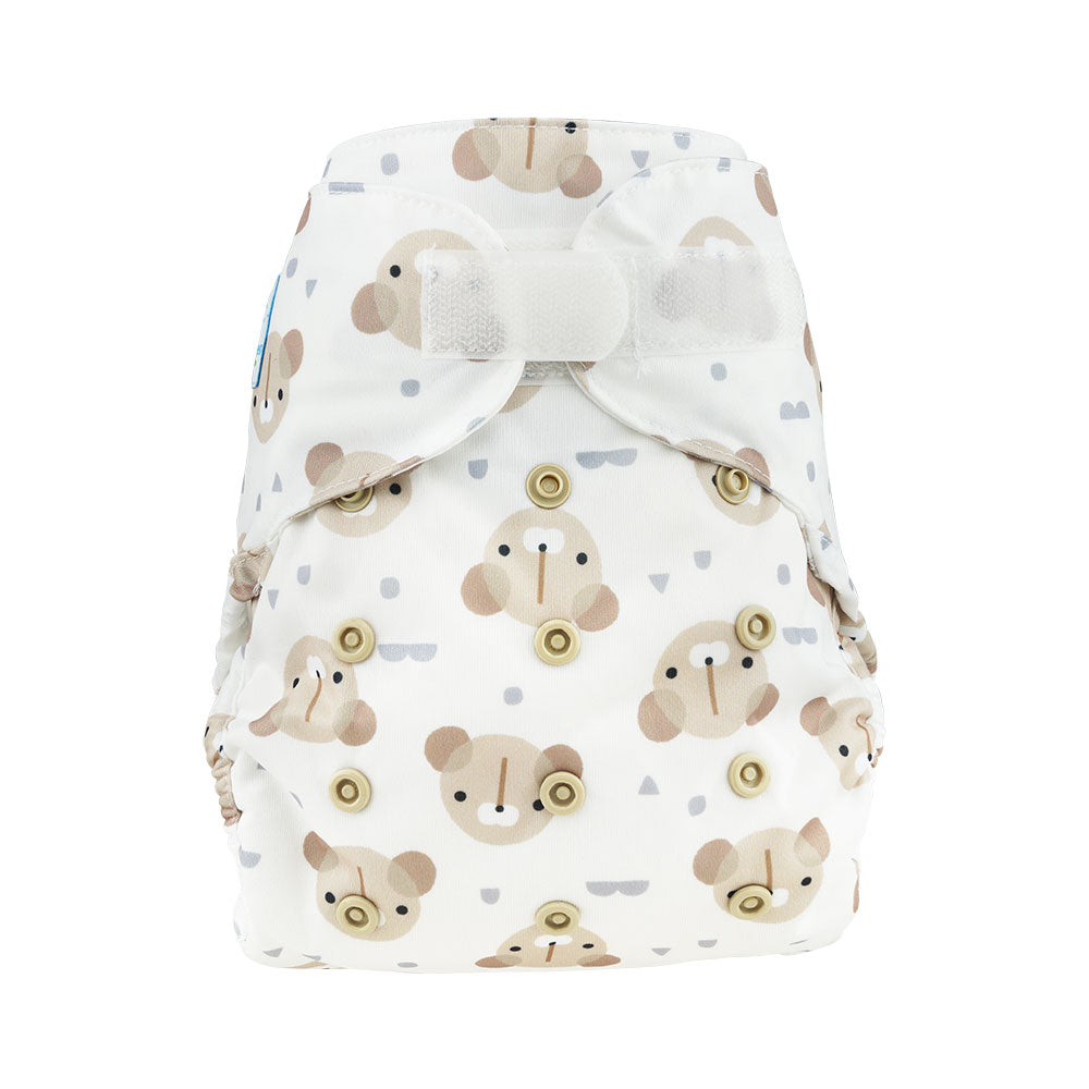 Blümchen - Eco Shell Überhose (2in1) - Klettverschluss - One Size (3-16 kg)