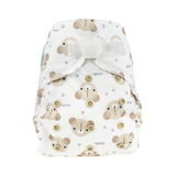 Blümchen - Eco Shell Überhose (2in1) - Klettverschluss - One Size (3-16 kg)