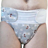 Blümchen - Kinder & Erwachsenen Stay-Dry-Stoffwindel (Inkontinenz Windel) - Cozy Dog