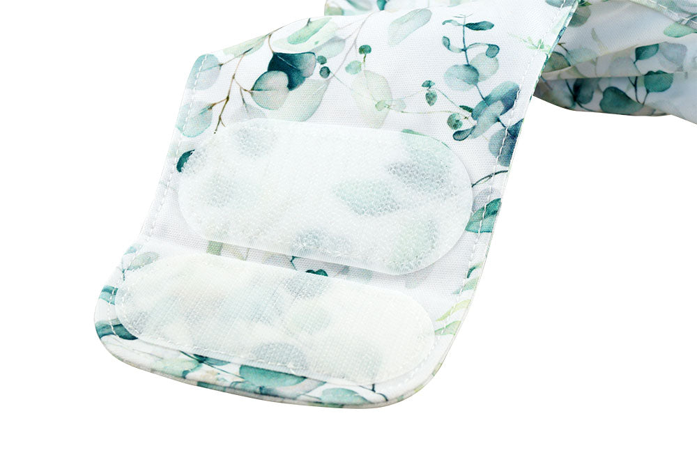 Blümchen - Kinder & Erwachsenen Stoffwindel V2 (2in1-Inkontinenz-Windel) - Floral (Grün)