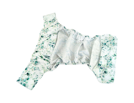 Blümchen - Kinder & Erwachsenen Stoffwindel V2 (2in1-Inkontinenz-Windel) - Floral (Weiß)