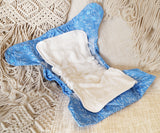 Blümchen - Saugeinlagen für Eco-Shell 2in1 (One Size) - Bambusviskose & Bio-Baumwolle