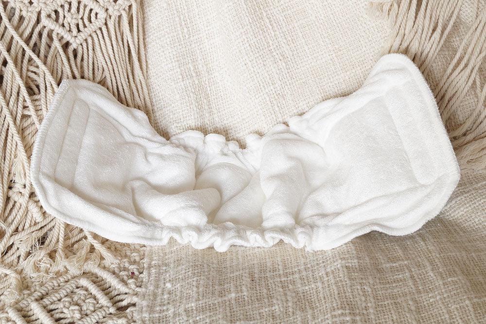 Blümchen - Saugeinlagen für Eco-Shell 2in1 (XL) - Bambusviskose & Bio-Baumwolle