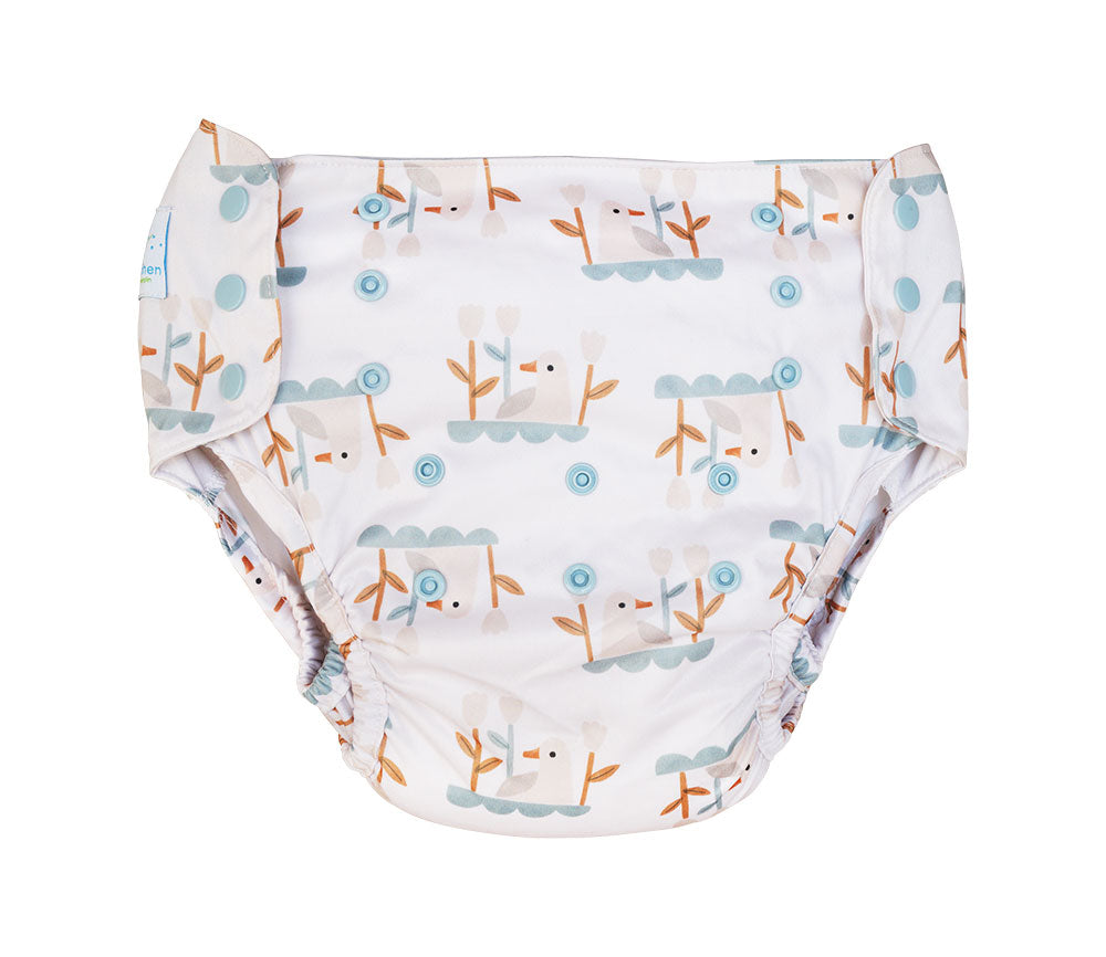 Blümchen - Eco Shell Überhose (2in1) - Druckverschluss - XL (8-25 kg)