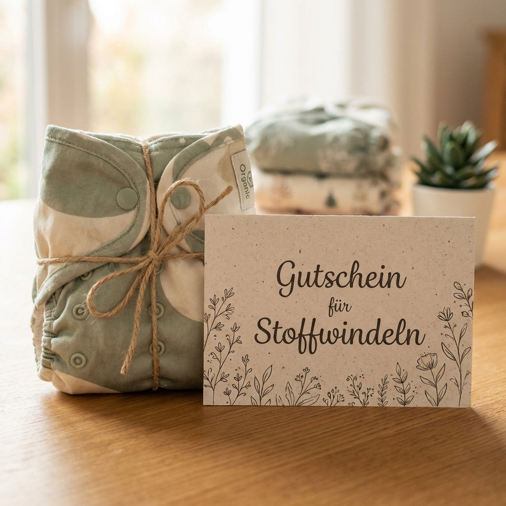 Geschenkgutschein - die-besten-stoffwindeln.de – Nachhaltig Freude schenken