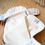 siebenKÄSEhoch - Premium Überhosen (Newborn 2,5-7 kg) - mit doppelten Beinbündchen