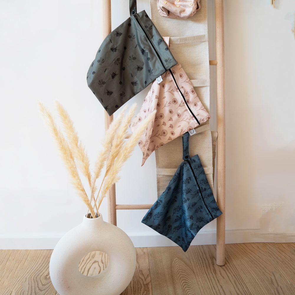 siebenKÄSEhoch - Wetbag (Nasstasche) Premium (27x36cm) - atmungsaktiv, perfekt zur Lagerung nasser Saugeinlagen