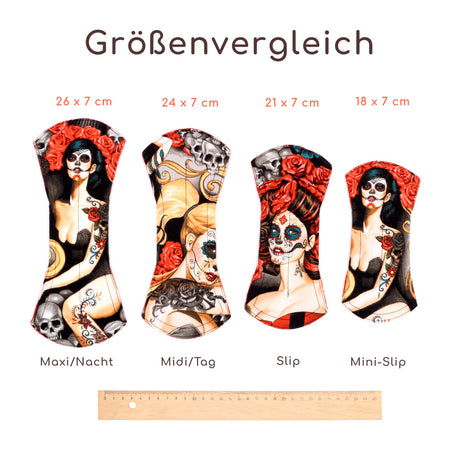 Anavy - Damenbinden aus Stoff - SLIP (Mini) - 2 Stück mit Beutel