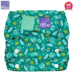 Bambino Mio - Mio Solo (All-in-One) OneSize Babywindel - Kolibri (Hummingbird) - Dschungel Edition (AIO) - Günstige Stoffwindeln